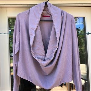 ‘Velvet by Spencer Graham long sleeve cowl neck